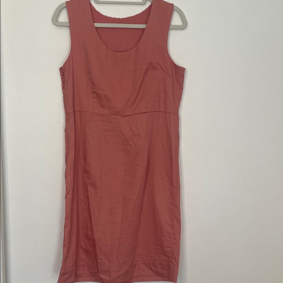 Chadwicks coral Pink Sleeveless Midi Dress Womens 10 - Picture 5 of 11
